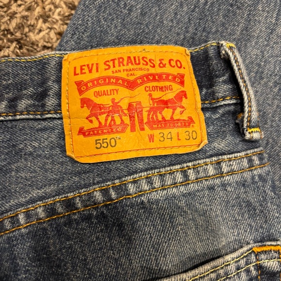 Levi's Other - Levi's Men's 550 Relaxed Blue Jeans